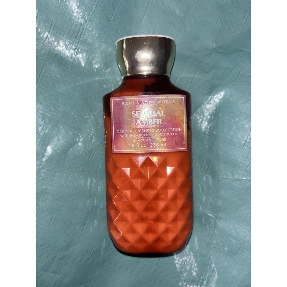 Bath & Body Works Sensual Amber Body Lotion 3/4 Full- See Photos